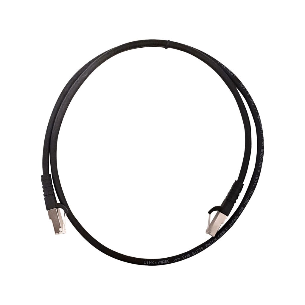 CP6SN-10L - LINKMADE S/FTP CAT6 1mt NEGRO LSZH CABLE PATCH INYECTADO MULTIFILAR