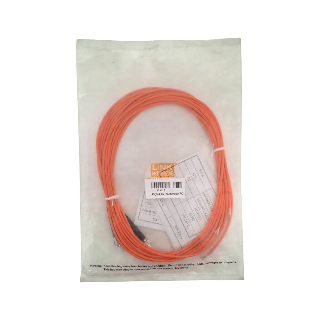 JFMF-4 - FC/UPC OM1 Multimodo 1,5mt 4-Unidades Pigtail 62.5/125um 0,9mm 150cm