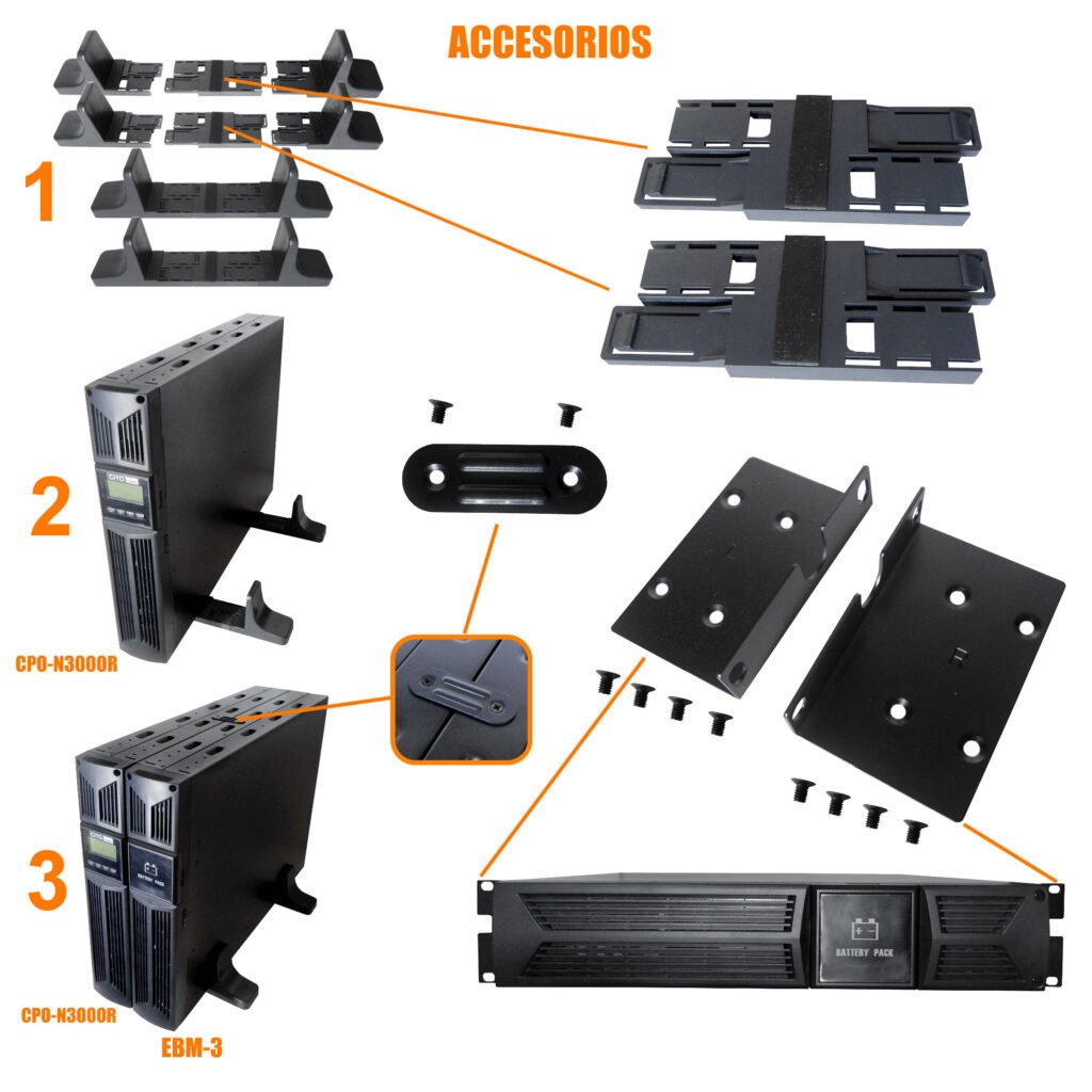 CITO 12-BAT 72VDC 2x6x12V/7,2AH Rack/Torre Banco Vacio s/Baterias