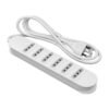 ELG-16 - MACROTEL Blanco 1,5mt 6-enchufes-chile Alargador 1.5mt ME-206W1 - Imagen 3