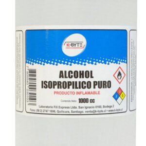 ALCOHOL-1 - Botella 1000ml Alcohol Isopropilico 1Lt para Limpieza