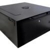 RK04-6L - LINKMADE 60cm-Fondo 4U Rack Pared Mural Negro Puerta-Vidrio - Imagen 2