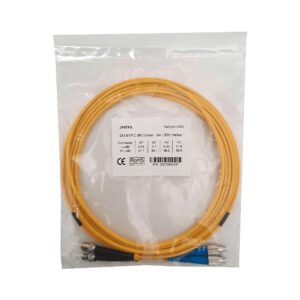 JFSTF3 - 3mt ST-FC MonoModo SM Duplex Jumper Cable Fibra 3.0mm 9/125um LSZH