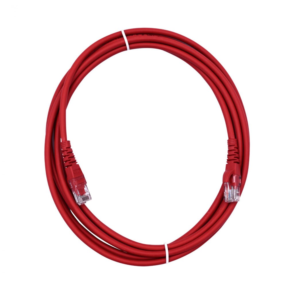 LINKMADE 3mt Cat6 U/UTP Rojo LSZH Cable Patch Inyectado Multifilar