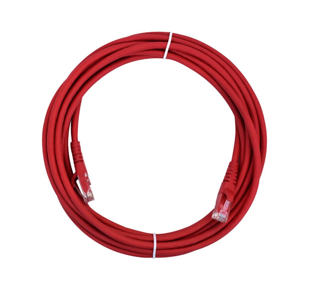 CP6R-40L - LINKMADE 4mt Cat6 U/UTP Rojo LSZH Cable Patch Inyectado Multifilar