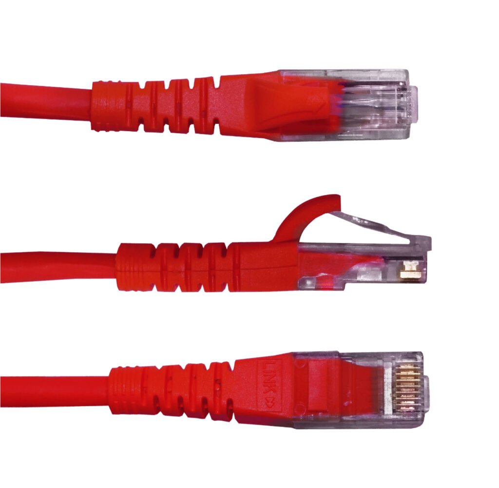 CPR-75L - LINKMADE 7,5MT CAT5E ROJO LSZH CABLE PATCH INYECTADO MULTIFILAR 7.5