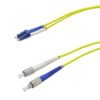 JFSLF5 - 5mt LC-FC MonoModo SM Duplex Jumper Cable Fibra 9/125um LSZH - Imagen 2