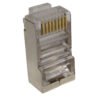 100 unidades FTP STP Conector RJ45 Cat5e Metalizado Crimpeable - Imagen 2