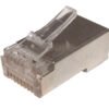 100 unidades FTP STP Conector RJ45 Cat5e Metalizado Crimpeable - Imagen 3