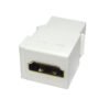 HDMI Hembra-Hembra Keystone Blanco - Imagen 2