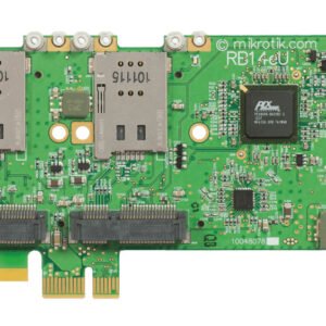 RB14EU - MIKROTIK PCIe-x1 4-MINIPCIE 4-SIMCARD 6-USB Low/Normal-Profile Tarjeta