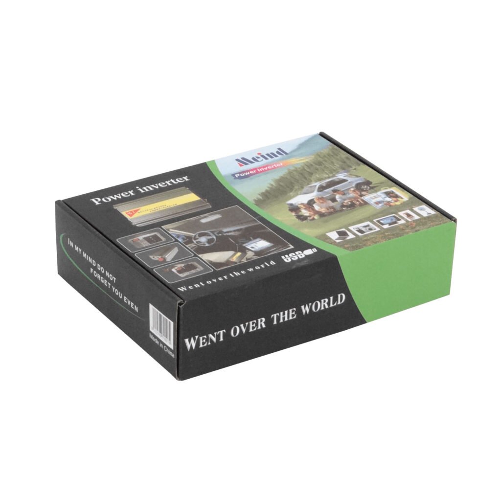 INV-500 - MEIND 300W Max-500W 12VDC-in 220VAC-out inversor c/Ventilador c/pinzas