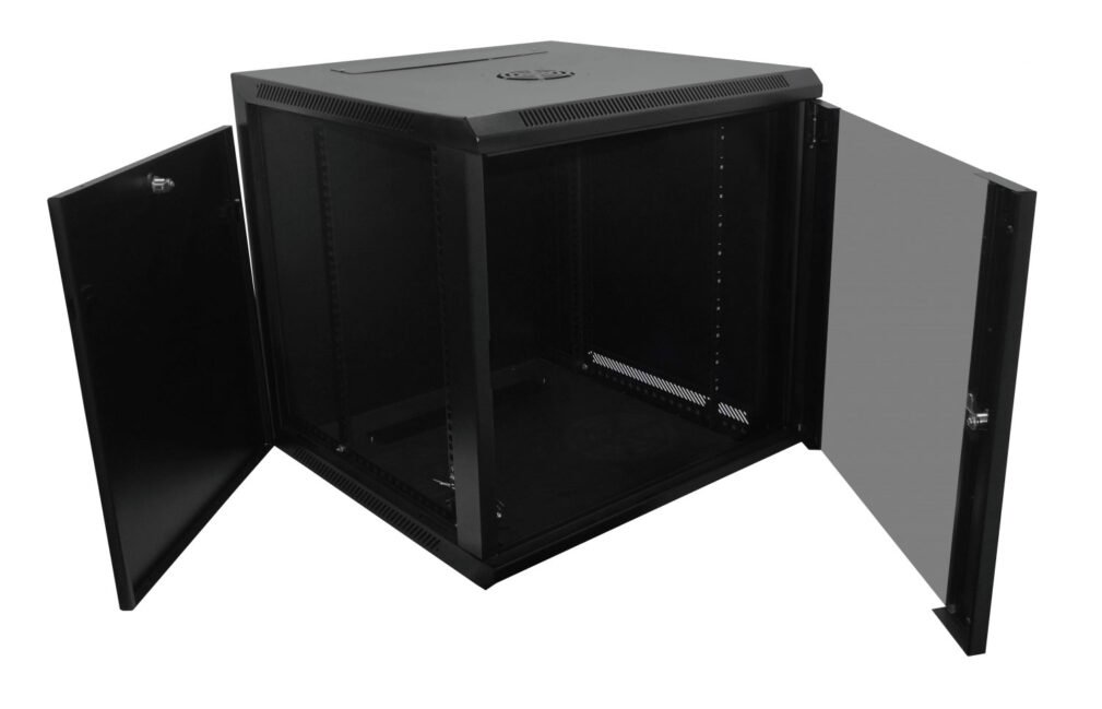 RK11-6L - LINKMADE 60CM-FONDO 11U GABINETE RACK PARED NEGRO