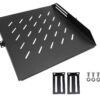 RB1-CA5VL - LINKMADE 1U 50cm-Fondo Bandeja Central Ventilada Ajustable Negra - Imagen 3