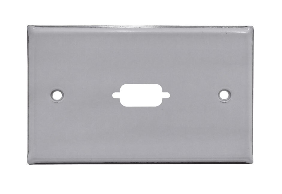 LINKMADE 1-VGA FACEPLATE METALICO REQUIERE/VGA-HH 70X114MM