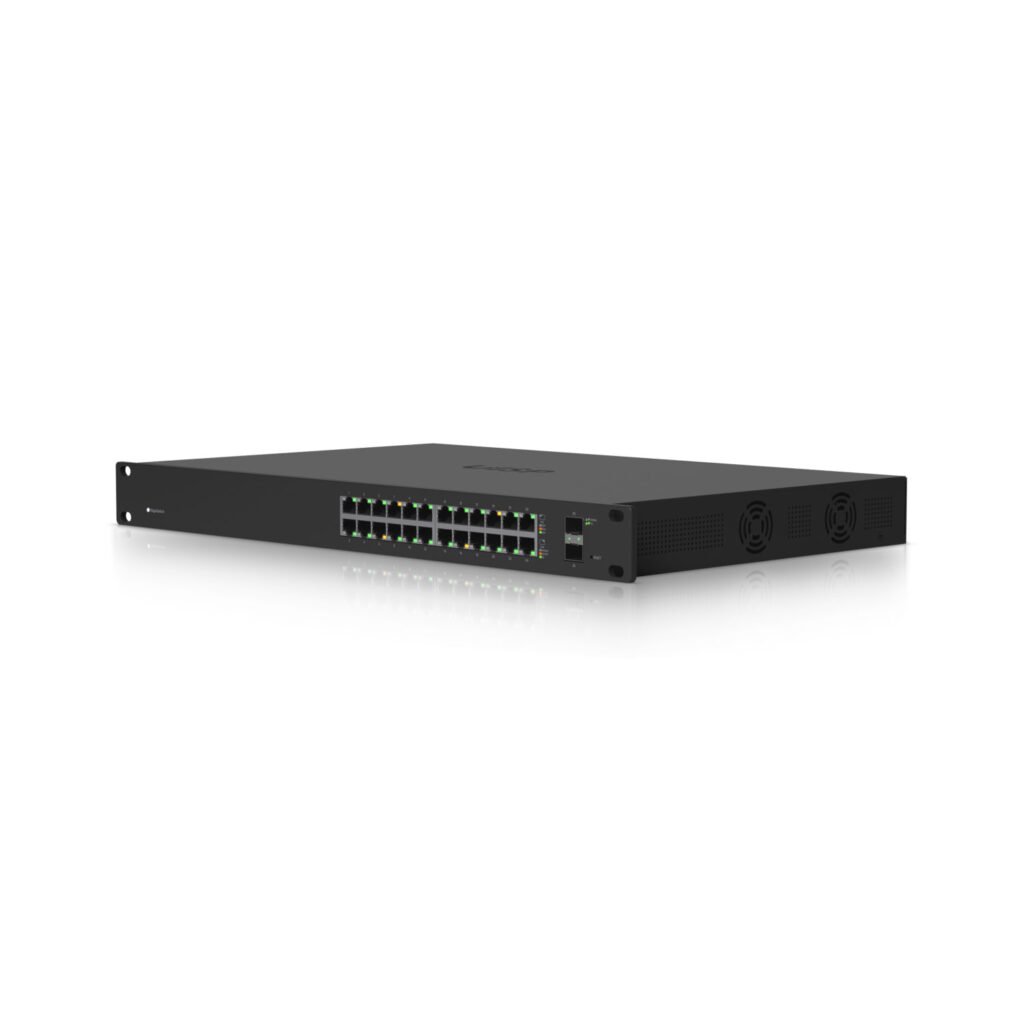 ES24-250W - UBIQUITI 200W-tot 24-1000-PoE24/48af/52at 2-SFP Switch Admin-L3 DHCP