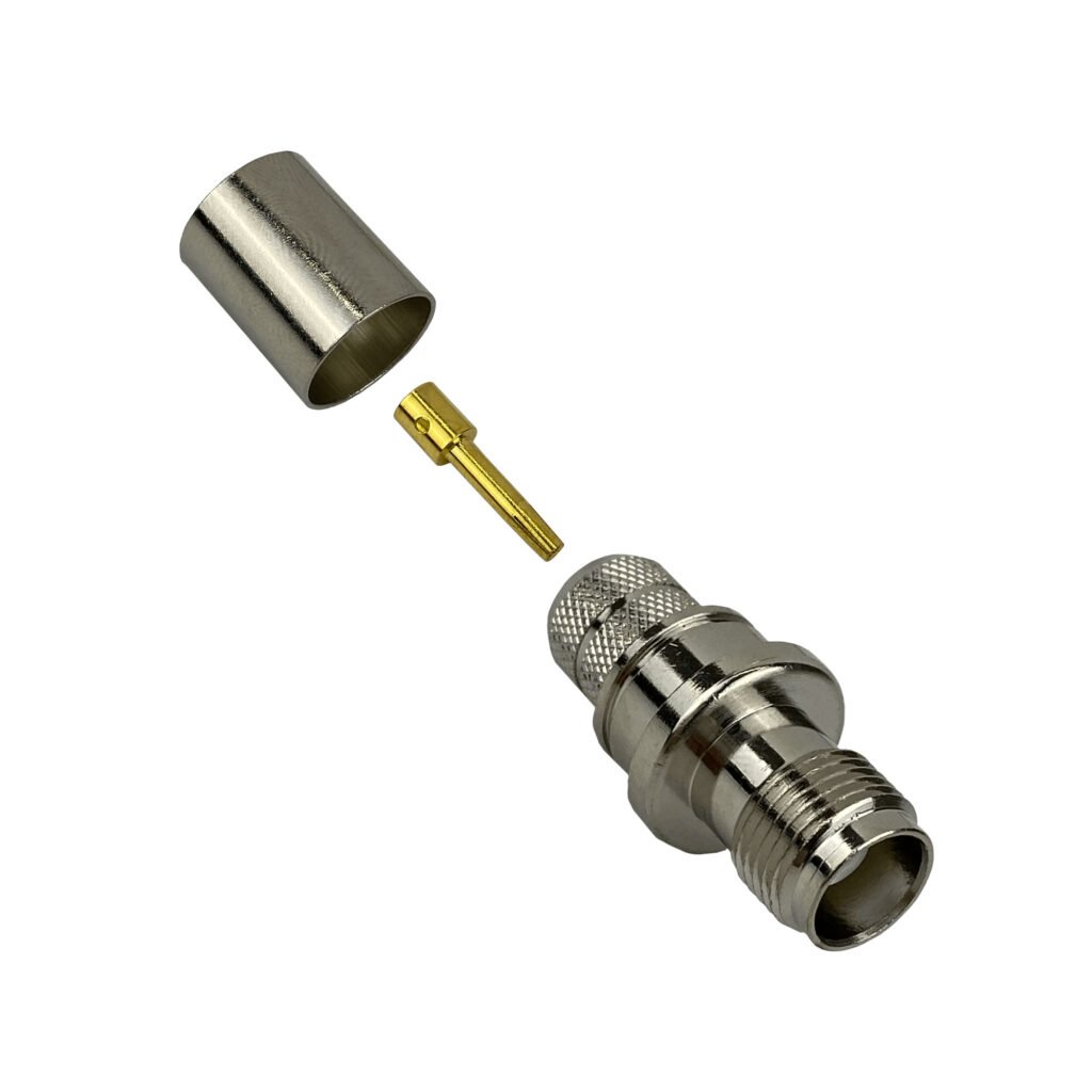 .TNC-Hembra CA400 LMR400 Conector Crimpeable Serie-400