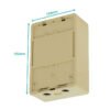 BOX30PAIR - 30-Pares 3-KRONE Caja Box-I Vacia inc-Soporte 3-Regletas - Imagen 4