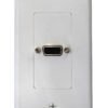 FP1VGA-HH - Blanco VGA Conector H-H Faceplate WPHD15FF-Plastico 70x114mm - Imagen 3