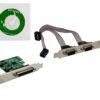 PCIE2S - PCIe-x1 2-Serial-RS232-DB9-M 1-Paralelo-DB25-H Tarjeta - Imagen 2