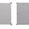 TIBOX 280x190x180mm Tapa-Gris Caja-Gris Plastica IP66 RoHS c/Placa - Imagen 2