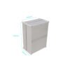 AG-2838-1 - 380x280x180mm Tapa-Gris Caja Gris Plastica c/Placa IP66 RoHS - Imagen 3