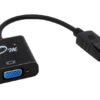 UL-DPVGA - DisplayPort/DP-M a VGA-H Negro 15cm Adaptador Convertidor Video - Imagen 2