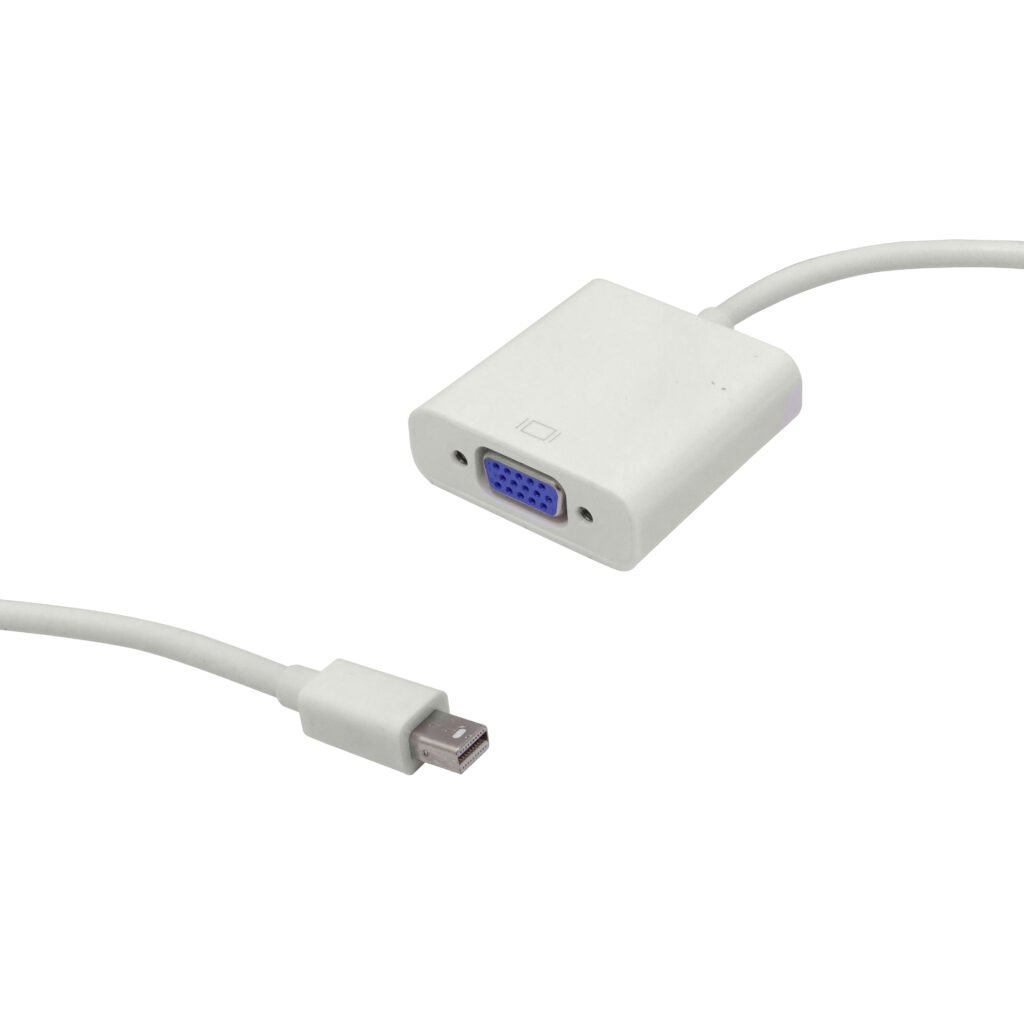 VGA-H A MINI-DISPLAY-PORT-M BLANCO CABLE-15CM ADAPTADOR MAC