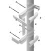 AF-5G30-S45 - UBIQUITI Slant-45º Antena 30dBi 5Ghz 2-RPSMA req-Rocket/AF-5X - Imagen 4