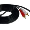 ULINK 3,5mm-M 2-RCA-M 3mt Macho-Macho Cable Audio Plug-RCA Phone-1/8 - Imagen 2