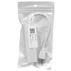 GENLANHUB - Blanco 1-USB2.0 1-LAN-RJ45-Ethernet 10/100mbps HUB/3-USB2.0 Win-Mac - Imagen 2