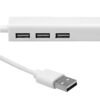 GENLANHUB - Blanco 1-USB2.0 1-LAN-RJ45-Ethernet 10/100mbps HUB/3-USB2.0 Win-Mac - Imagen 4