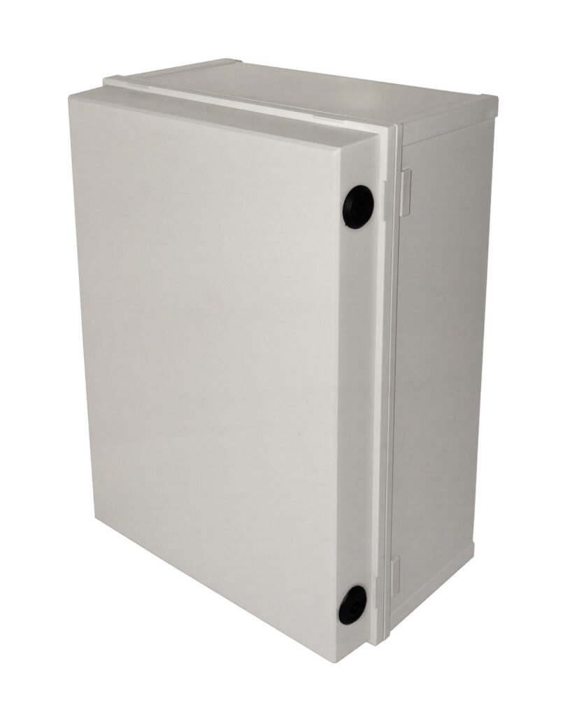 KG-4030 - 400x300x180mm Tablero Estanco Gris Plastico IP66 RoHS c/Placa