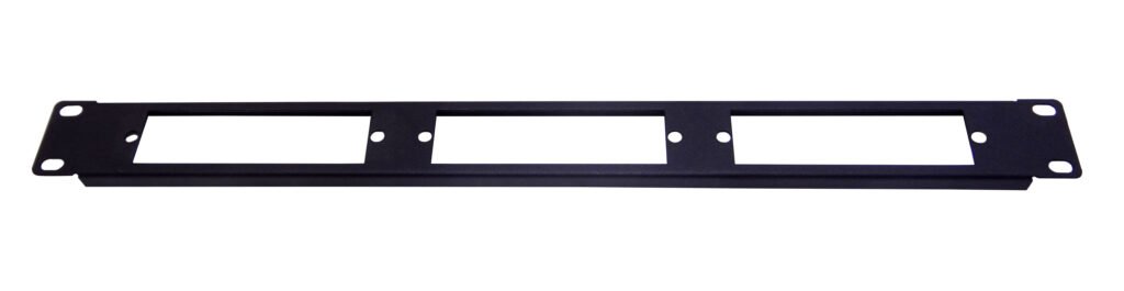 1U-3P - Panel Placa 1U Rack para 3 Modulos 130mm CL/TF/KEY/MPO/CASET