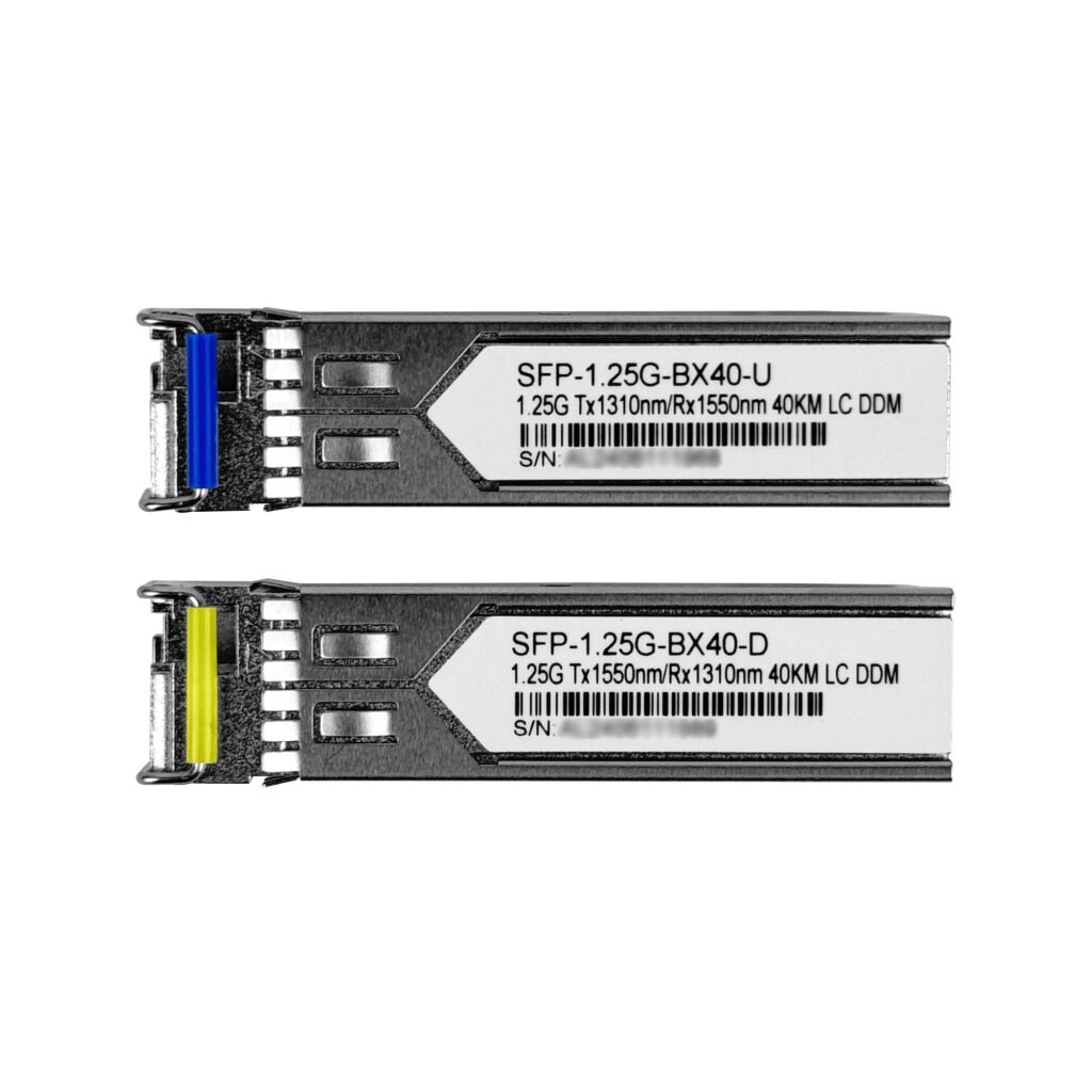 S-3553LC40 - 1-LC 40km Pareja SFP WDM Bidireccional 1550nm/1310nm 1,25Gbps 1.25g