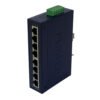 PLANET 8-100 Switch Industrial Riel-DIN no-Admin req/12-48VDC/24VAC - Imagen 2