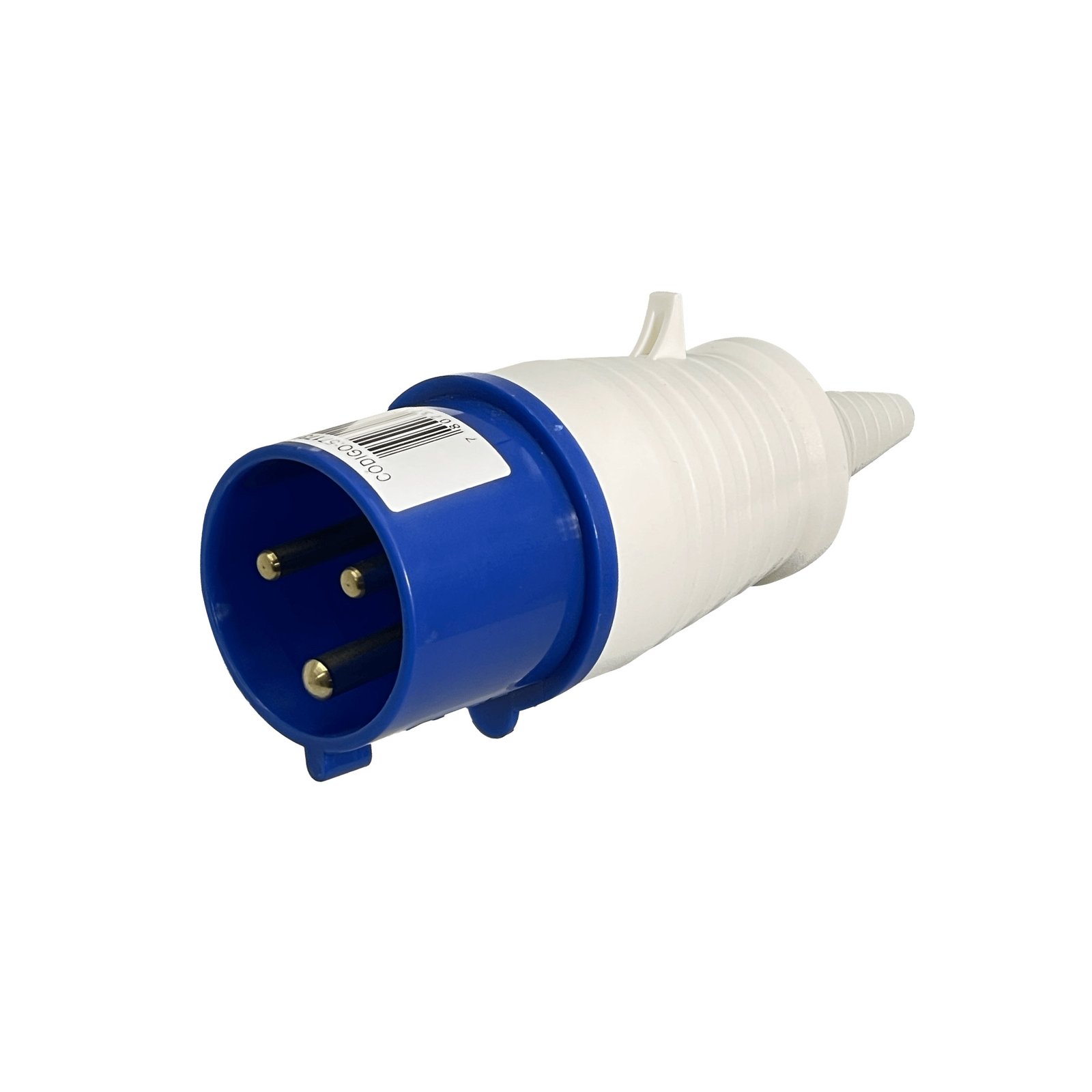 023-6 - PCE Typ023-6h 32A IP44 Macho Volante Enchufe Industrial 690V 2P+T