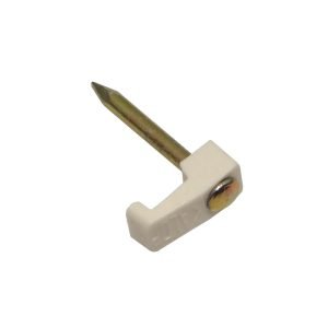 GRAMPA-5 - KALOP 100-UN Nº5 Blanca 1,6x4,5mm Clavo-14x1,8mm Zincado Sujeta-Cable