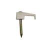 GRAMPA-8 - KALOP 100-UN Nº8 Blanca 2,45x7mm Clavo-14x1,8mm Zincado Sujeta-Cable - Imagen 3