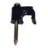 GRAMPA-C6N - KALOP 50-UN C6 Negra 6x6mm Clavo-15x2mm Zincado Sujeta-Cable Coaxial - Imagen 3