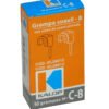 GRAMPA-C8N - KALOP 50-UN C8 Negra 8x8mm Clavo-12x2mm Zincado Sujeta-Cable Coaxial - Imagen 3