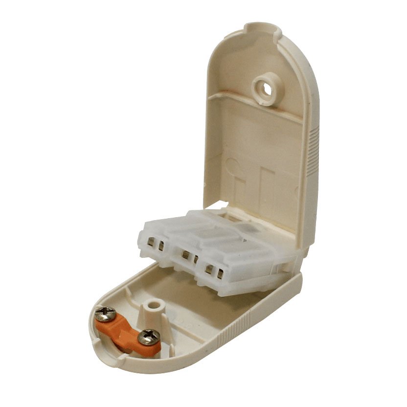 EHV2PTW - KALOP Hembra 2P+T Blanco 10A Enchufe Volante con-Tierra KL44422