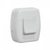 KALOP 9/24 Boton Switch Sobrepuesto Blanco Tekna KS39658 - Imagen 2