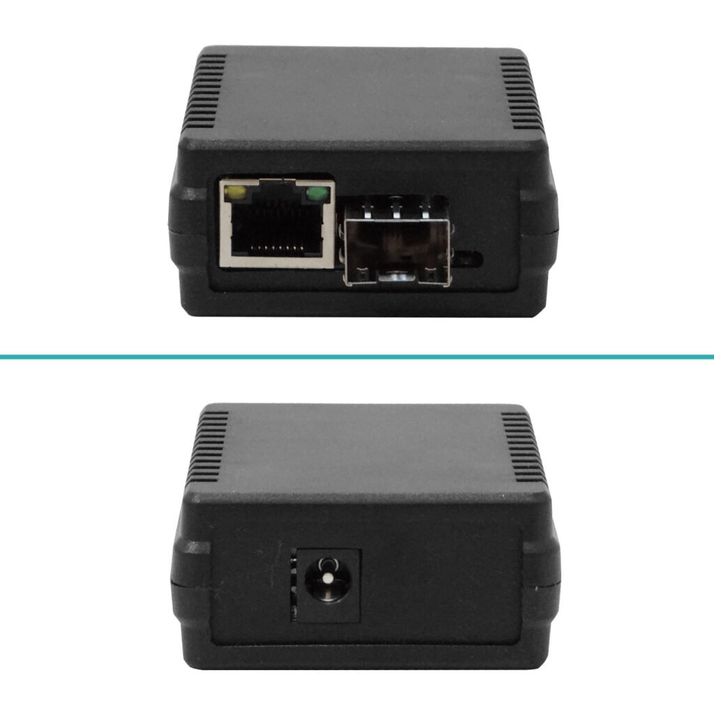 EM-0101-TG - EUROLAN 1-SFP 1-1000-RJ45 Gigabit Media Converter 5-18VDC inc-12VDC
