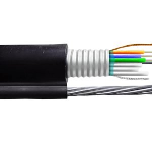 CFS812 - SM 12-Fibra-G652D 3-Minitubo 1-mt Figura8 Negro Exterior Portante7x1mm