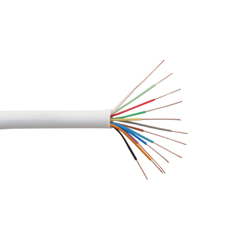 300mt 12C Alambre 24AWG Telefonico 6-Par Redondo Aleacion CCA 12x0,5mm