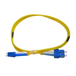 JFSLC1 - 1mt LC-SC/UPC MonoModo SM Duplex Jumper Cable Fibra 9/125um 3mm