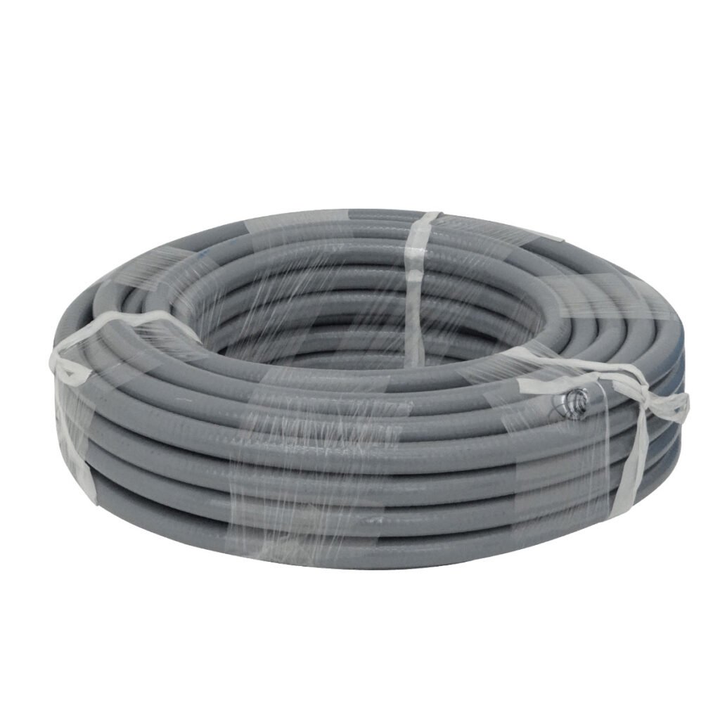 FLEXU-20 - M20-30 20mm Rollo-30mt Conduit Metalic Cubierto-PVC Semi-Flex 1/2-Pulg