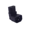 C13-C14-AE - Angulo Externo Macho-C14 Hembra-C13 Adaptador Electrico 10A - Imagen 3