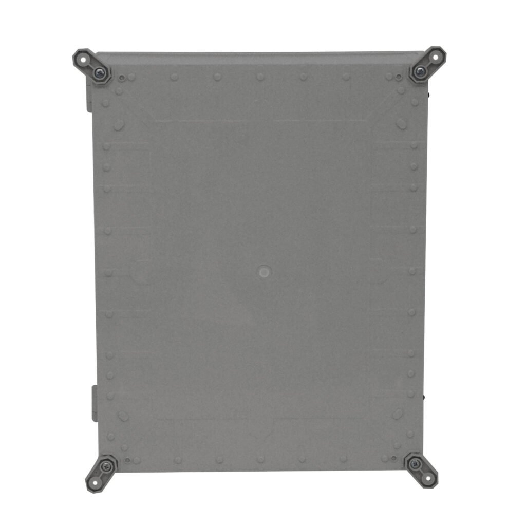 KG-4050 - 400x500x200mm Tablero Estanco Gris Plastico IP66 RoHS c/Placa